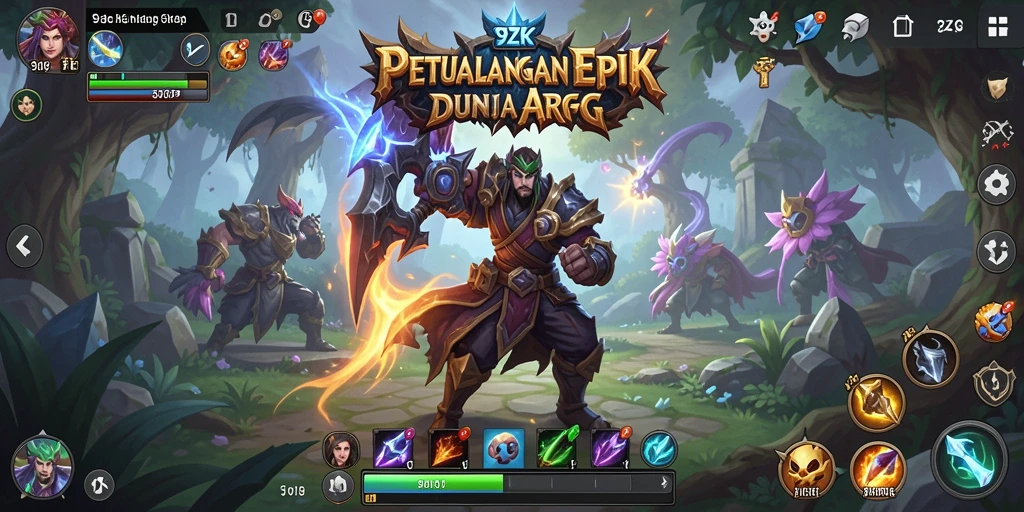 Tangkapan layar gameplay 9ZK yang menakjubkan dan seru.