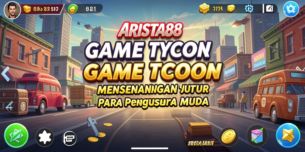 Screenshot gameplay ARISTA88 menampilkan pengalaman Tycoon yang mendebarkan.