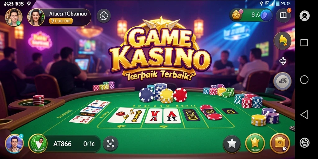 Tampilan gameplay Kasino AT866 yang mengasyikkan dan interaktif.