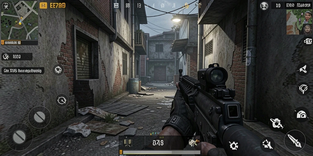 Screenshot gameplay EE789 menunjukkan aksi menegangkan dengan grafik yang memukau.