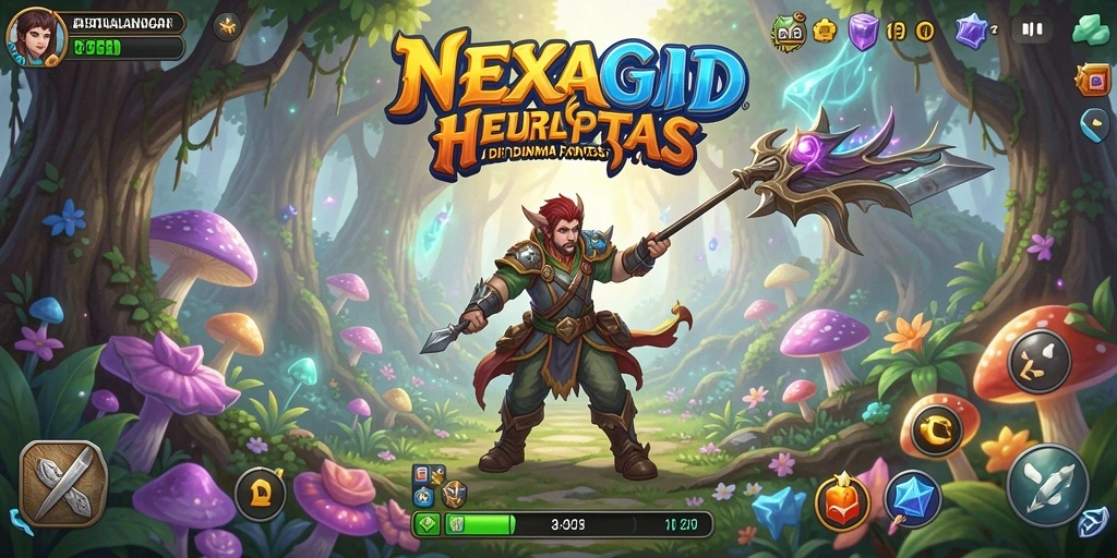 Tangkapan layar NEXGID yang menunjukkan gameplay petualangan yang mendalam.