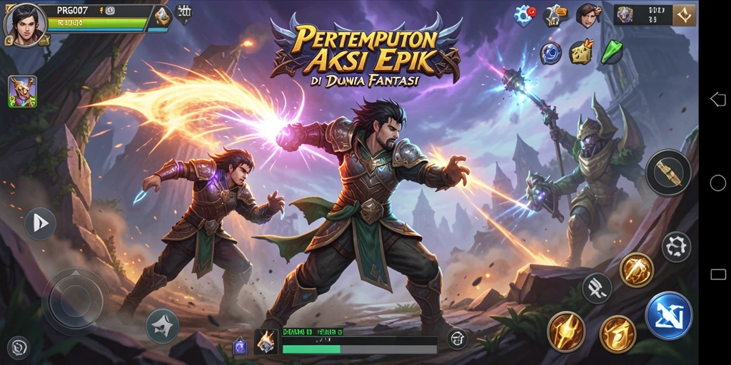 Tampilan epik dari pertarungan seru di PRG007.