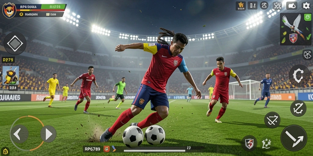 Tampilan gameplay seru di RP6789 yang menampilkan serangan dan strategi permainan.
