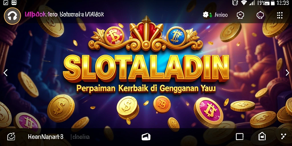 Gameplay Kasino seru di SLOTALADIN dengan grafis menawan.